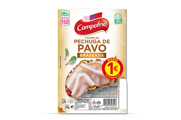 Pechuga Pavo braseado